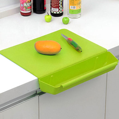 2-in-1 Snijplank met Opvangbak