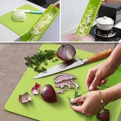 2-in-1 Snijplank met Opvangbak
