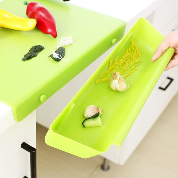 2-in-1 Snijplank met Opvangbak