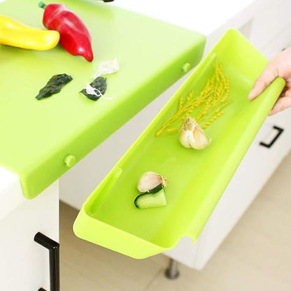 2-in-1 Snijplank met Opvangbak