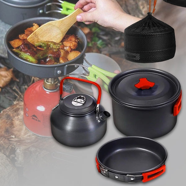 Outdoor Kookset voor Kamperen & Reizen