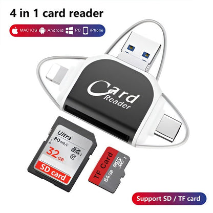 Universele 4-in-1 Kaartlezer
