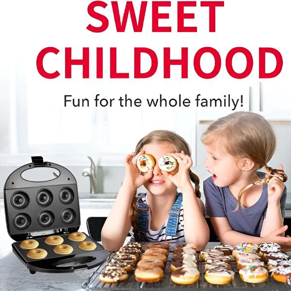 Mini Donutmaker voor Zoete Lekkernijen