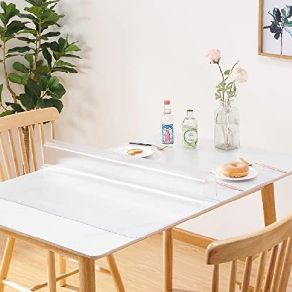 Transparant Pvc Tafelblad (90x160 Cm)