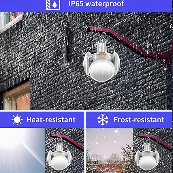 Opvouwbare Led-lamp op Zonne-energie