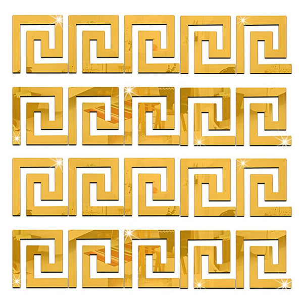 Luxe Spiegel Muurstickers (Set van 10)
