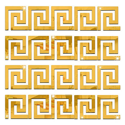 Luxe Spiegel Muurstickers (Set van 10)