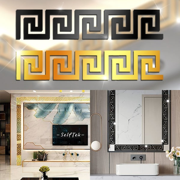 Luxe Spiegel Muurstickers (Set van 10)