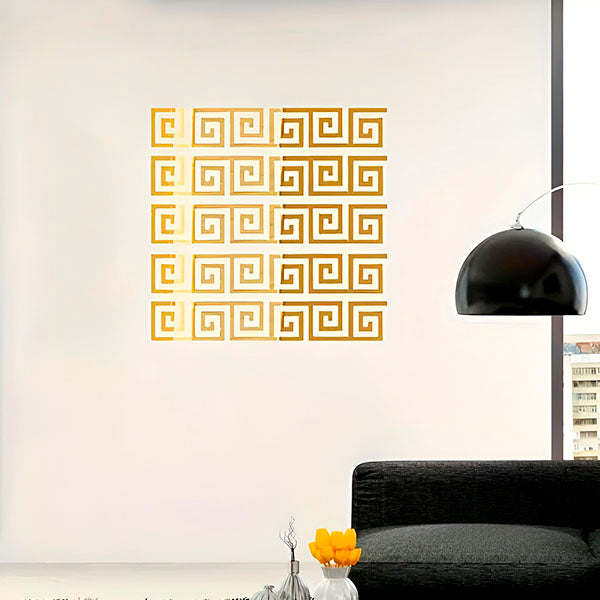 Luxe Spiegel Muurstickers (Set van 10)