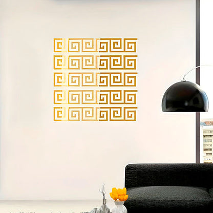 Luxe Spiegel Muurstickers (Set van 10)