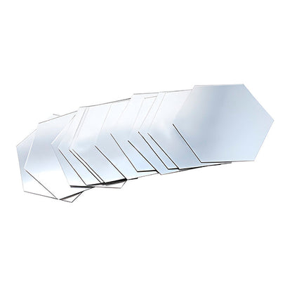 Spiegel Muurstickers met 3d-effect - Elegant Kamerontwerp (12 Stuks)