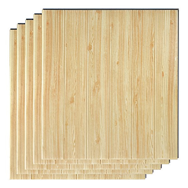 3d Houtdecor Panelen Zelfklevend (5 Stuks)