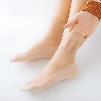 Non-slip Zijden Sokken (4 Stuks)