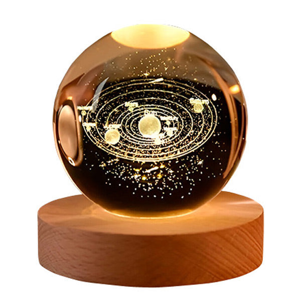 Astronomische Led-bol met 3d-effect
