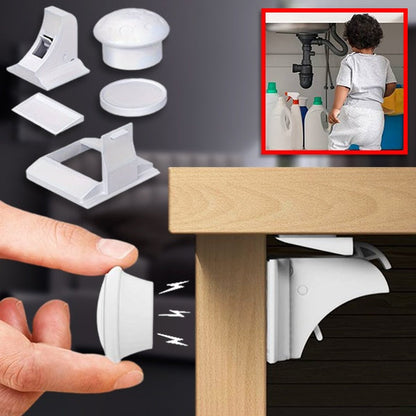 Kinderveilig Kastslot met Magneet (Set van 4)