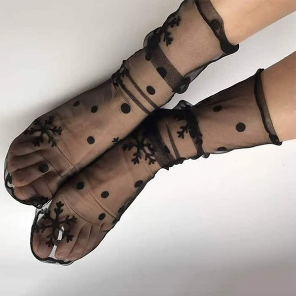 Sokken met Zijde-look (3 Stuks)