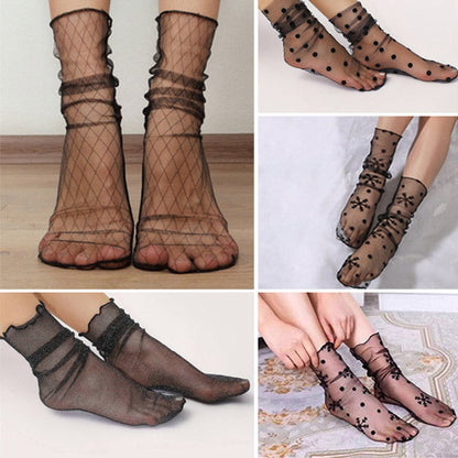 Sokken met Zijde-look (3 Stuks)