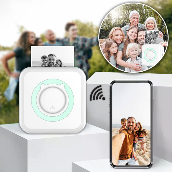Draadloze Miniprinter voor Mobiele Telefoons