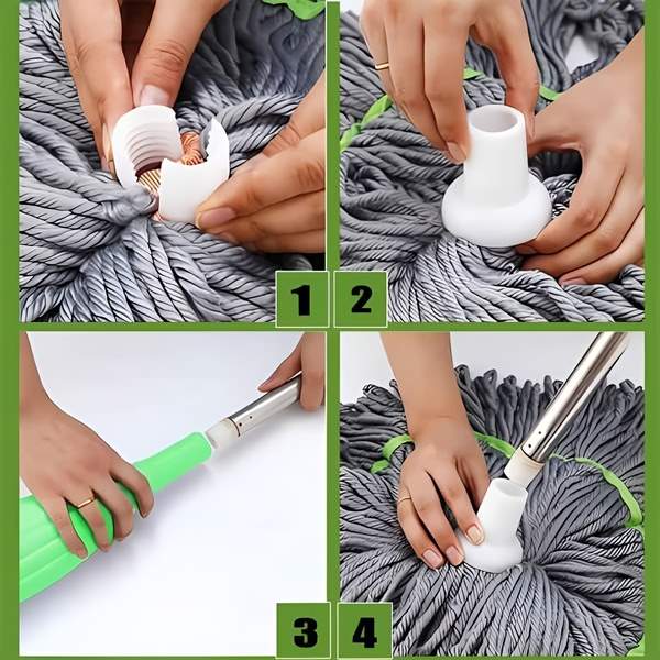 Zelfoprollende Roterende Mop