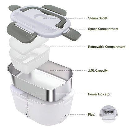 Lunchbox met Verwarmingsfunctie