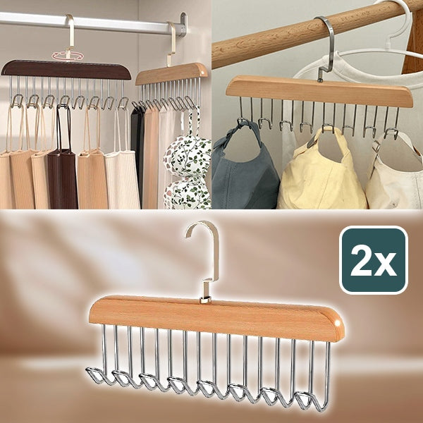 Non-slip Meervoudige Kledinghanger (2 Stuks)