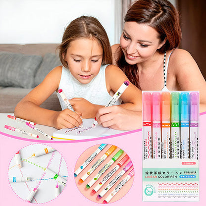 Hoogwaardige Markers voor Kunstenaars (6 Stuks)