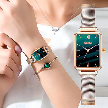 Elegante Set - Dameshorloge & Armband