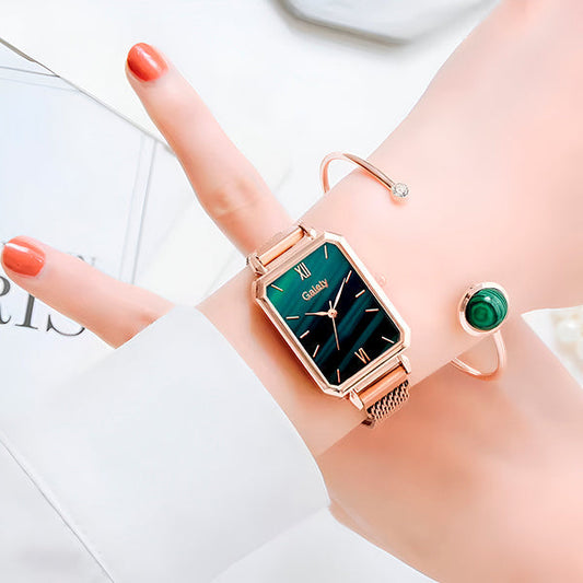 Elegante Set - Dameshorloge & Armband