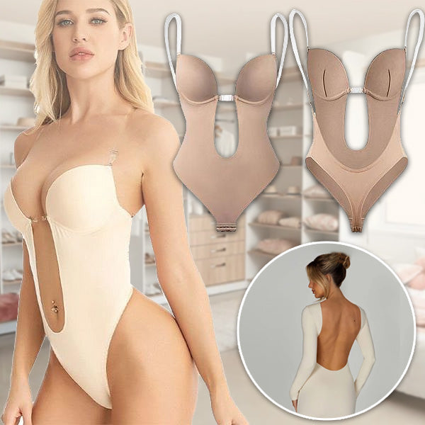 Nauwsluitende Bodysuit met Open Rug