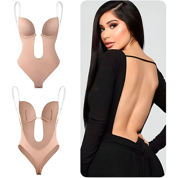 Nauwsluitende Bodysuit met Open Rug