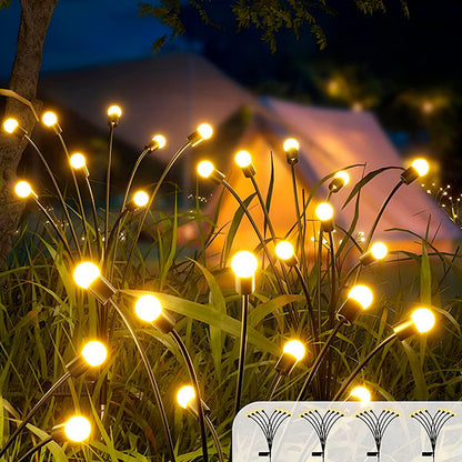 Zonnetuinlamp met 6 Gloeilampen