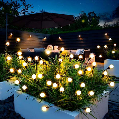 Zonnetuinlamp met 6 Gloeilampen