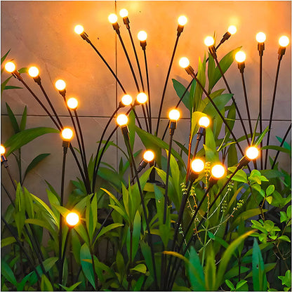 Zonnetuinlamp met 6 Gloeilampen