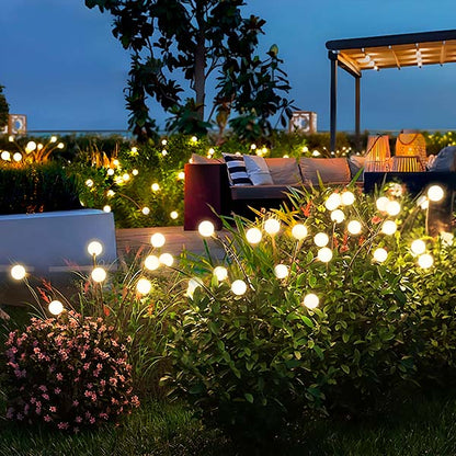 Zonnetuinlamp met 6 Gloeilampen