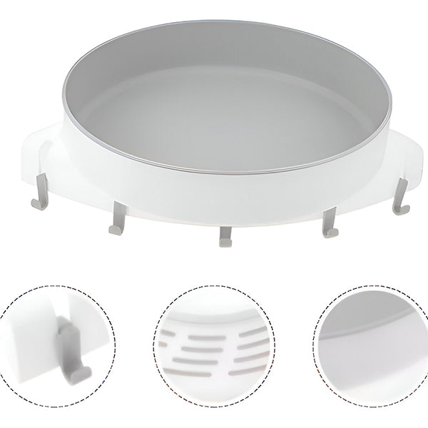 Ronde 360 ° Organiser met Muurbevestiging