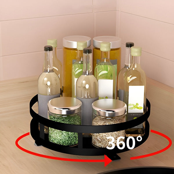 Draaibare Metalen Organizer met 3 Schappen