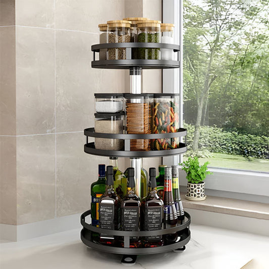Draaibare Metalen Organizer met 3 Schappen