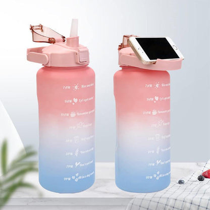 Waterflessen met Motiverende Slogans (Set van 3)