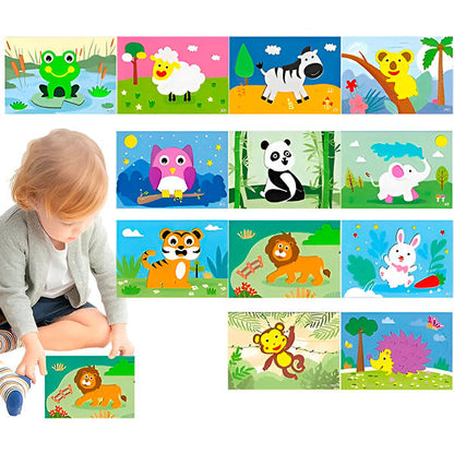 3d Muurstickers van Eva-schuim (Set van 12)