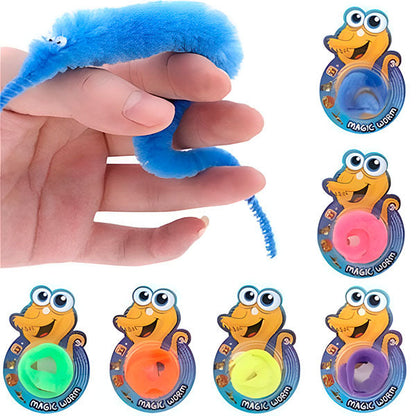 Zelfbewegende Pluizige Wormen (5 Stuks)