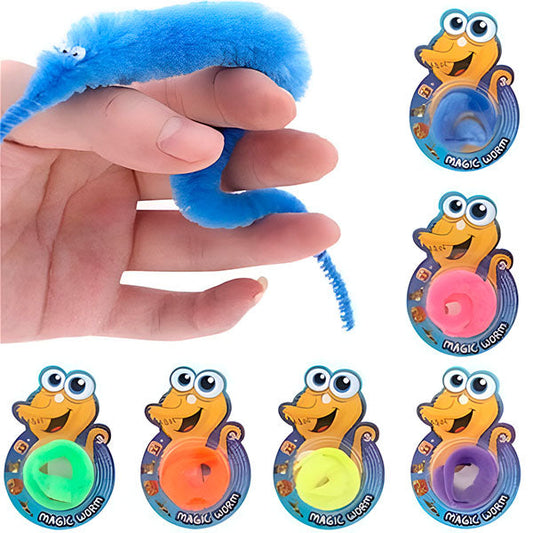 Zelfbewegende Pluizige Wormen (5 Stuks)