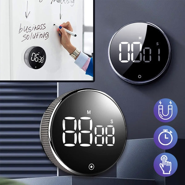 Magnetische Led-tijdweergave
