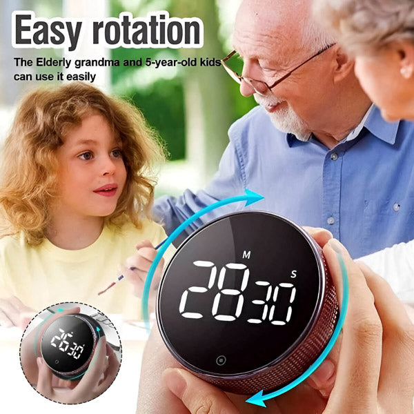 Magnetische Led-tijdweergave