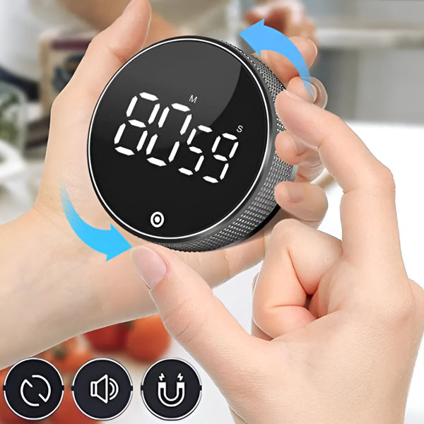 Magnetische Led-tijdweergave