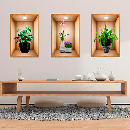 3d Muurontwerp om op Te Plakken (3 Stuks)