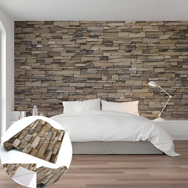 Zelfklevend 3d Baksteenbehang