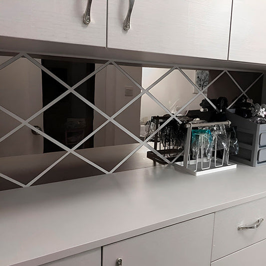Moderne 3d Spiegels in Ruitvorm (3 Stuks)