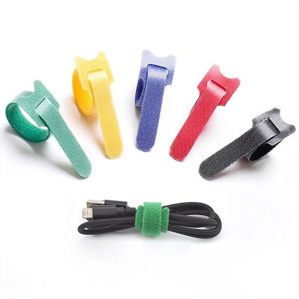 Herbruikbare Klittenband Kabelbinders (50 Stuks)