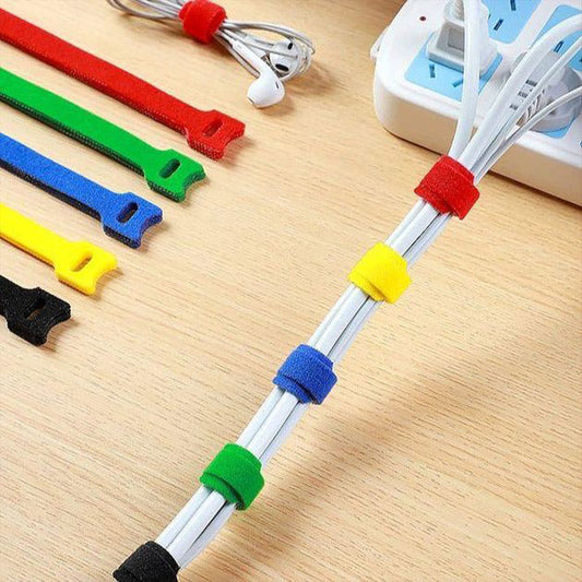 Herbruikbare Klittenband Kabelbinders (50 Stuks)