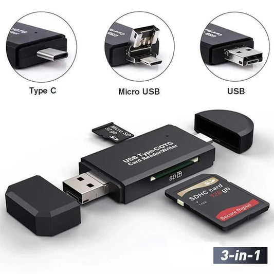 Universele Usb-c & Micro-usb Kaartlezer